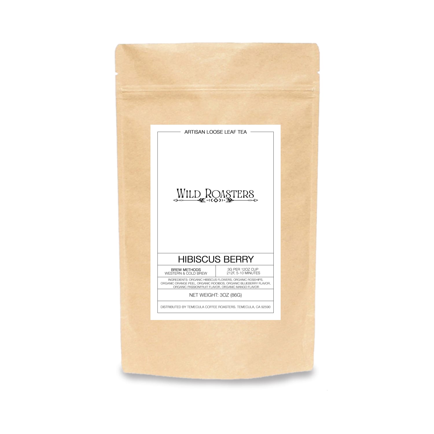 Hibiscus Berry Tea - Organic Herbal Blend